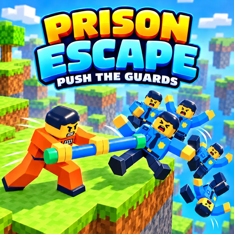 Prison Escape: Push the Guards
