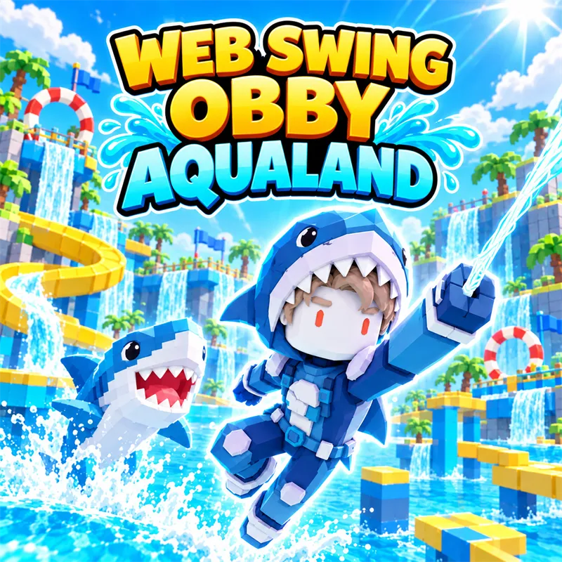Web Swing Obby: Aqualand